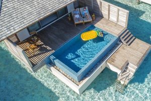 【Maldives】The Residence Maldives at Dhigurah – Sunset Water Pool Villa
