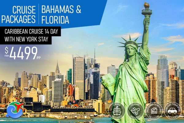 【Cruise-Package】Bahamas-&-Florida-Caribbean-Cruise-14-Day-with-NewYork-Stay