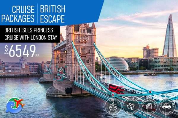 【Cruise-Package】18Day-British-Isles-Princess-Cruise-with-London-Stay
