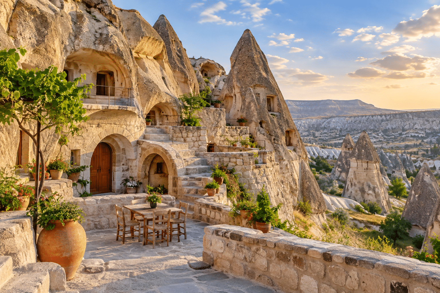 Cappadocia cave architecture — AI-generated illustration