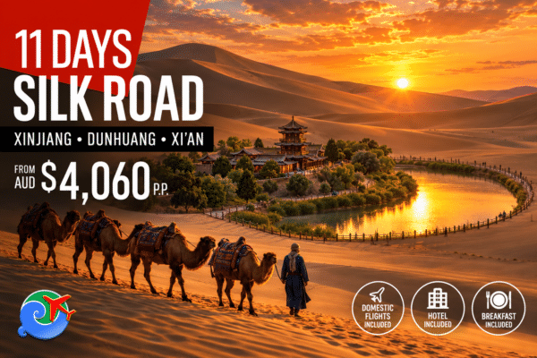 11 Days Silk Road Journey – From AUD $4,060 per person